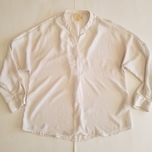 Collective Concepts White Top Shirt Sz XS